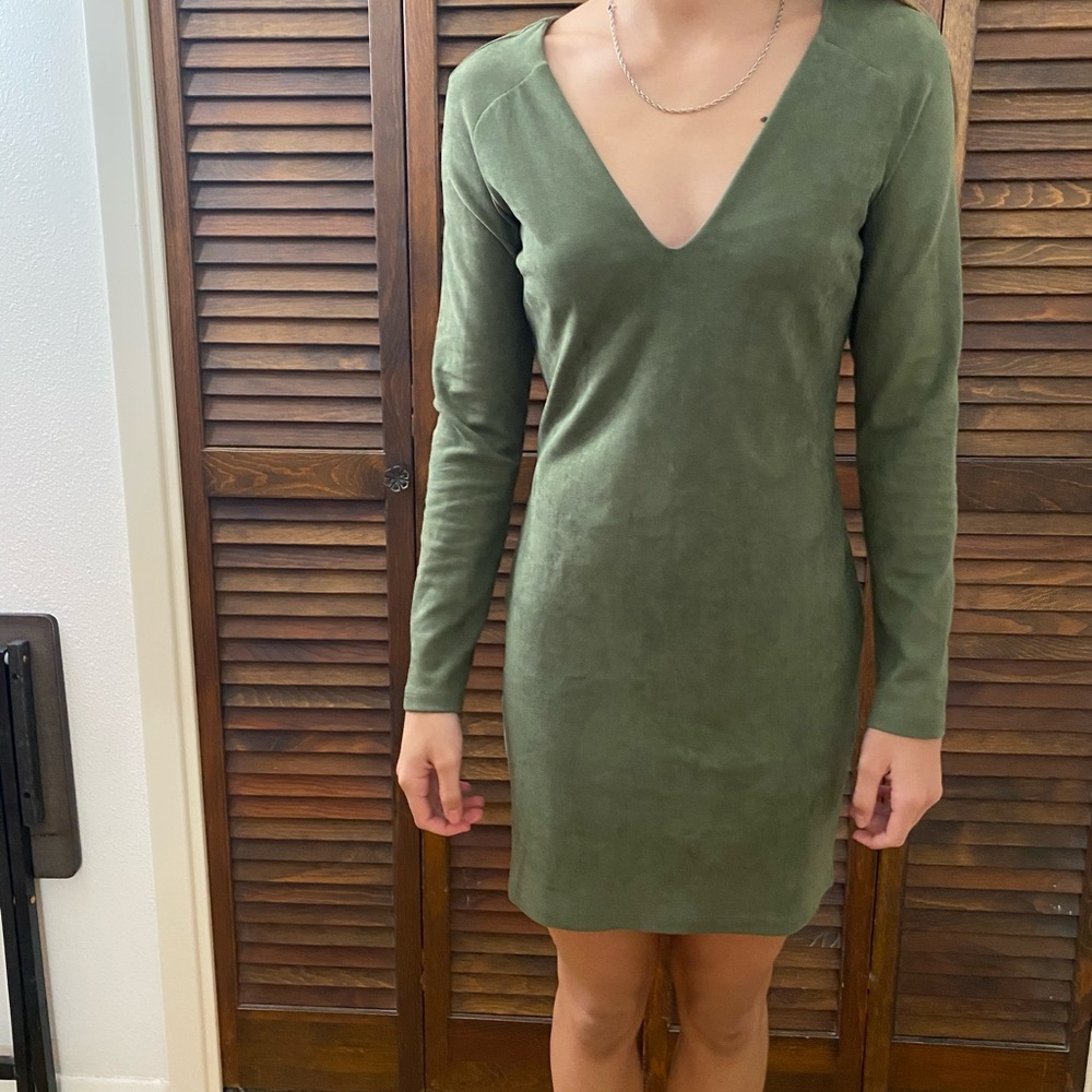 Bebe faux suede dress.